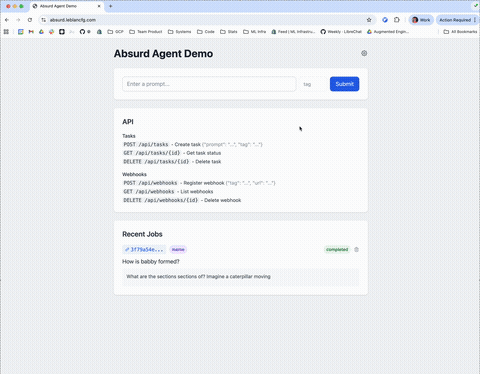 Absurd Workflows Screenshot